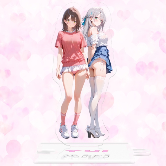 ゆいちゃん&アイリちゃん♪つながるアクスタ☆