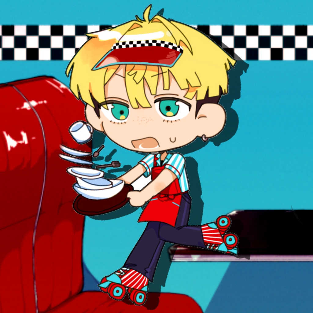 【繋がるドタバタ騒音トリプルアクリルキーホルダー】魁斗