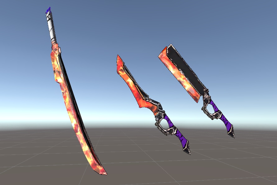 中指綺羅羅の武器(The middle finger Qiloro's weapon)