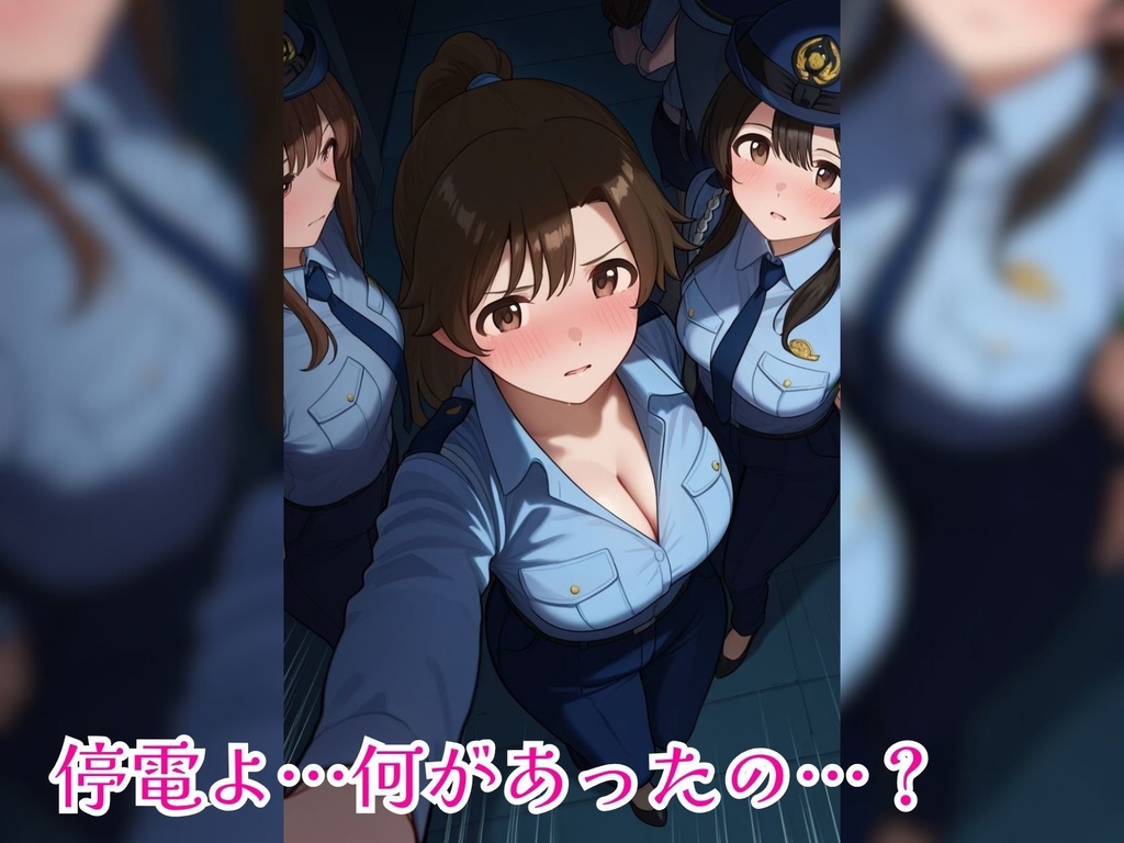 【イラスト集/500枚】巨乳の婦警が帰ってこない理由