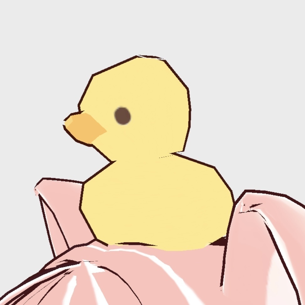 無料/free【vroid】頭のせペット🪿アヒル🐥ひよこ