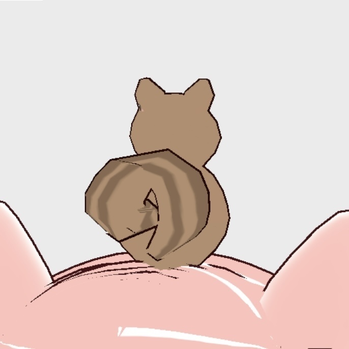 無料/free【vroid】頭のせペット🐿️リス