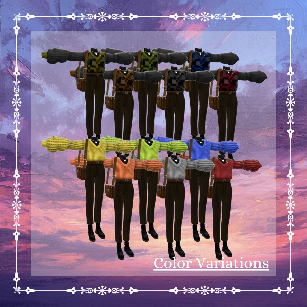 【+Head向け衣装】AutumnSweater