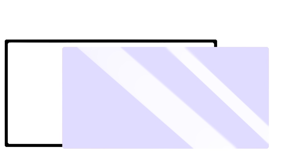 Vtuber向けフリー素材/窓(穴)のある壁・窓ガラス・窓枠セット