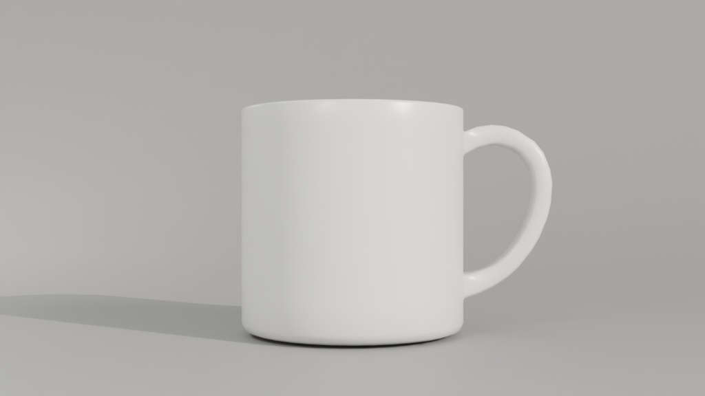 【3Dモデル】シンプルマグカップ / Simple Mug