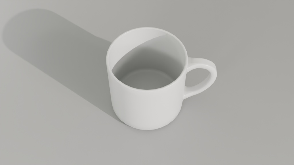 【3Dモデル】シンプルマグカップ / Simple Mug