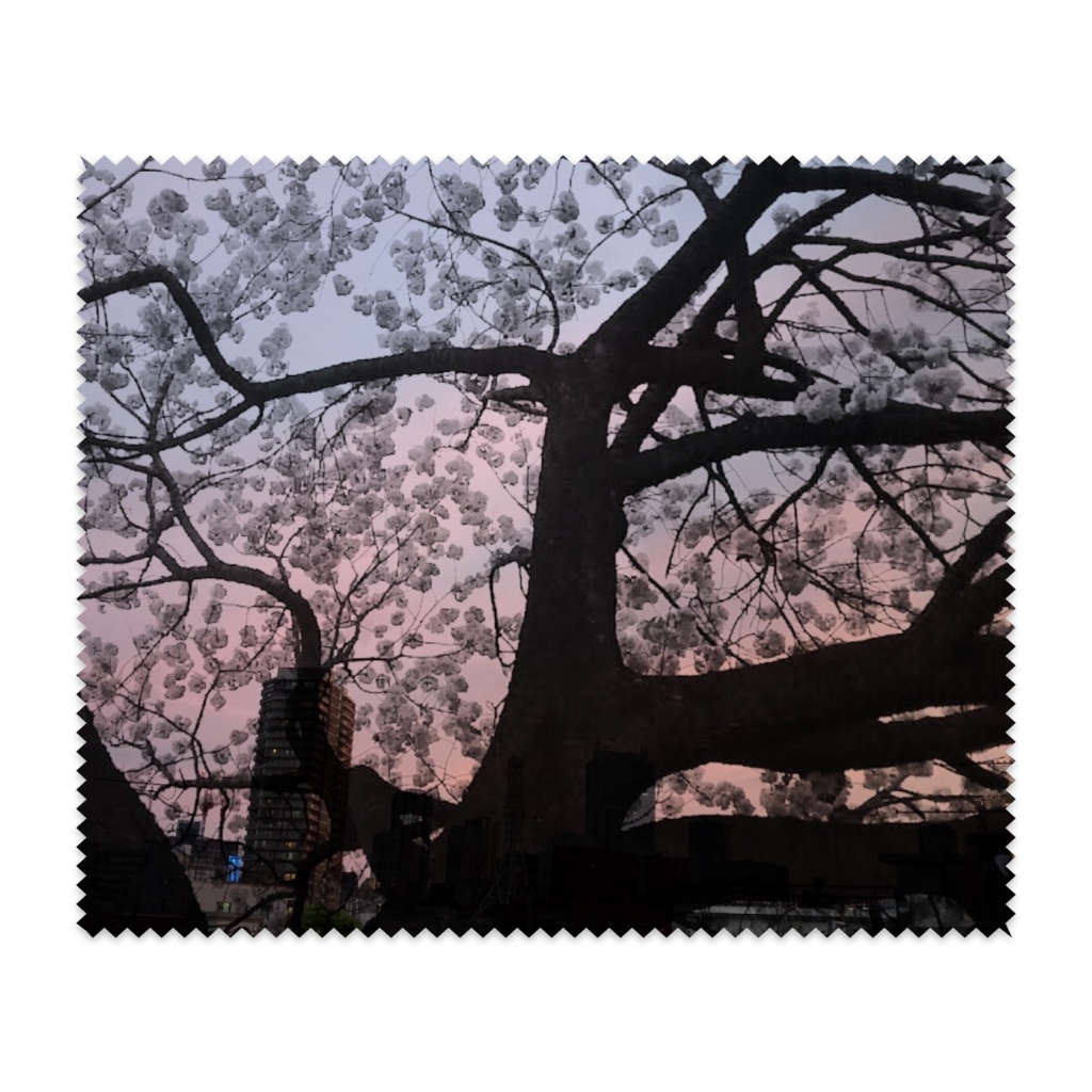 さくら 夕街 メガネ拭き