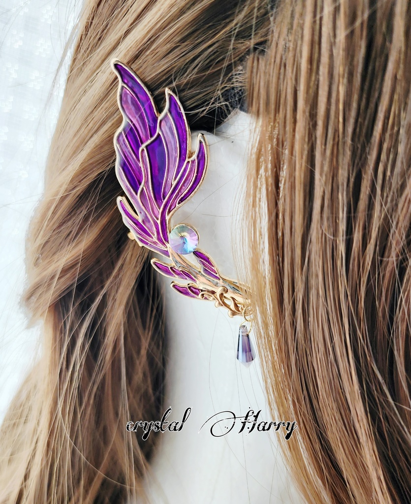 【セイレーンの耳飾り】~紫~