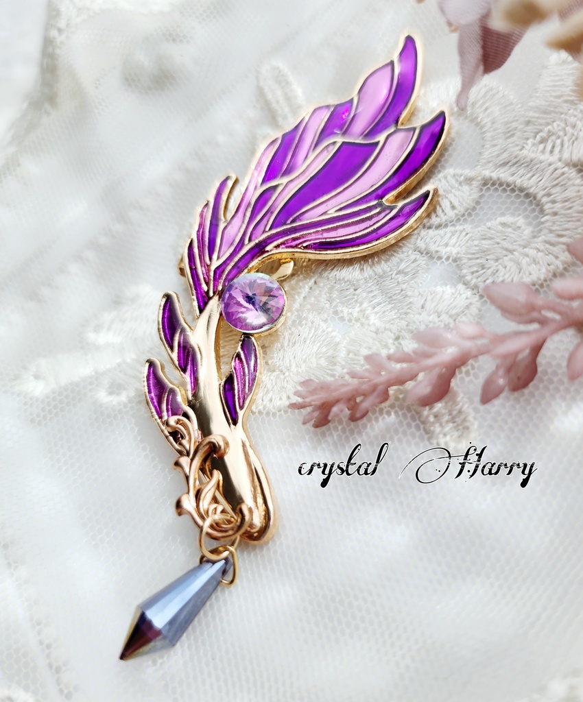 【セイレーンの耳飾り】~紫~