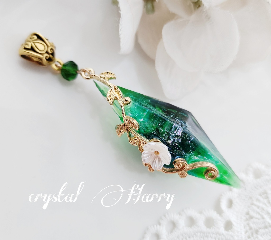 【華宝石のペンデュラム】~翠の華~