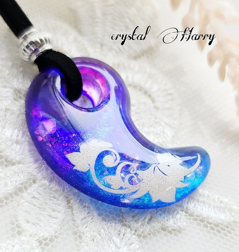 【白蔦の勾玉】~蒼紫~