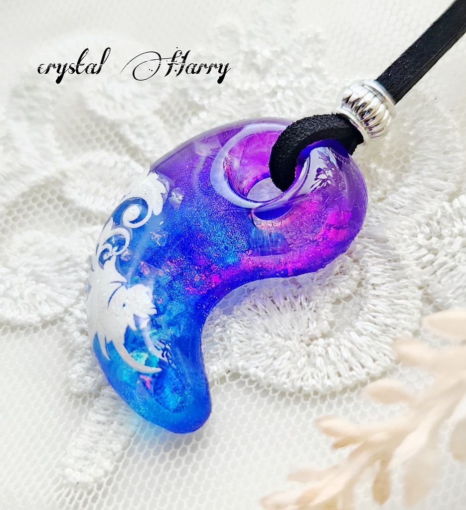 【白蔦の勾玉】~蒼紫~