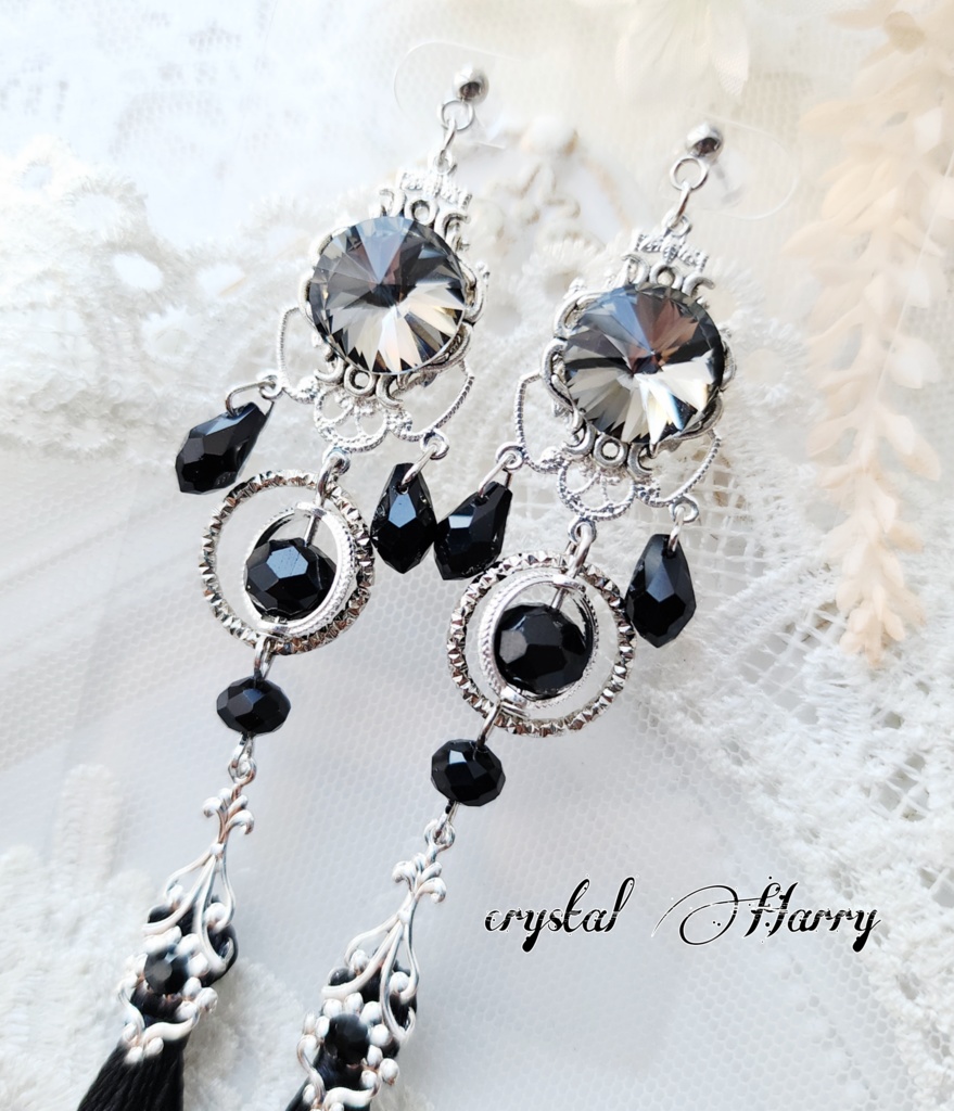 【彩煌の耳飾り】~オニキス~