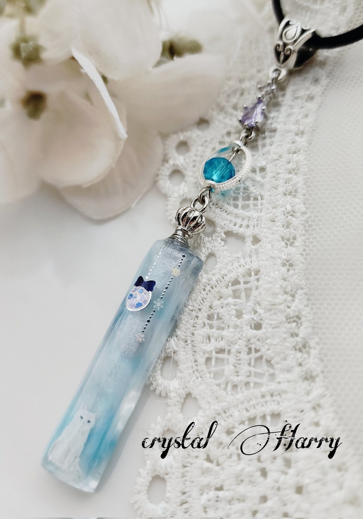 【星送猫の円柱】~白猫~