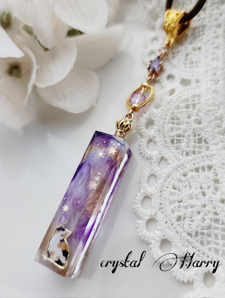 【星護猫の琥珀糖】~三毛猫~