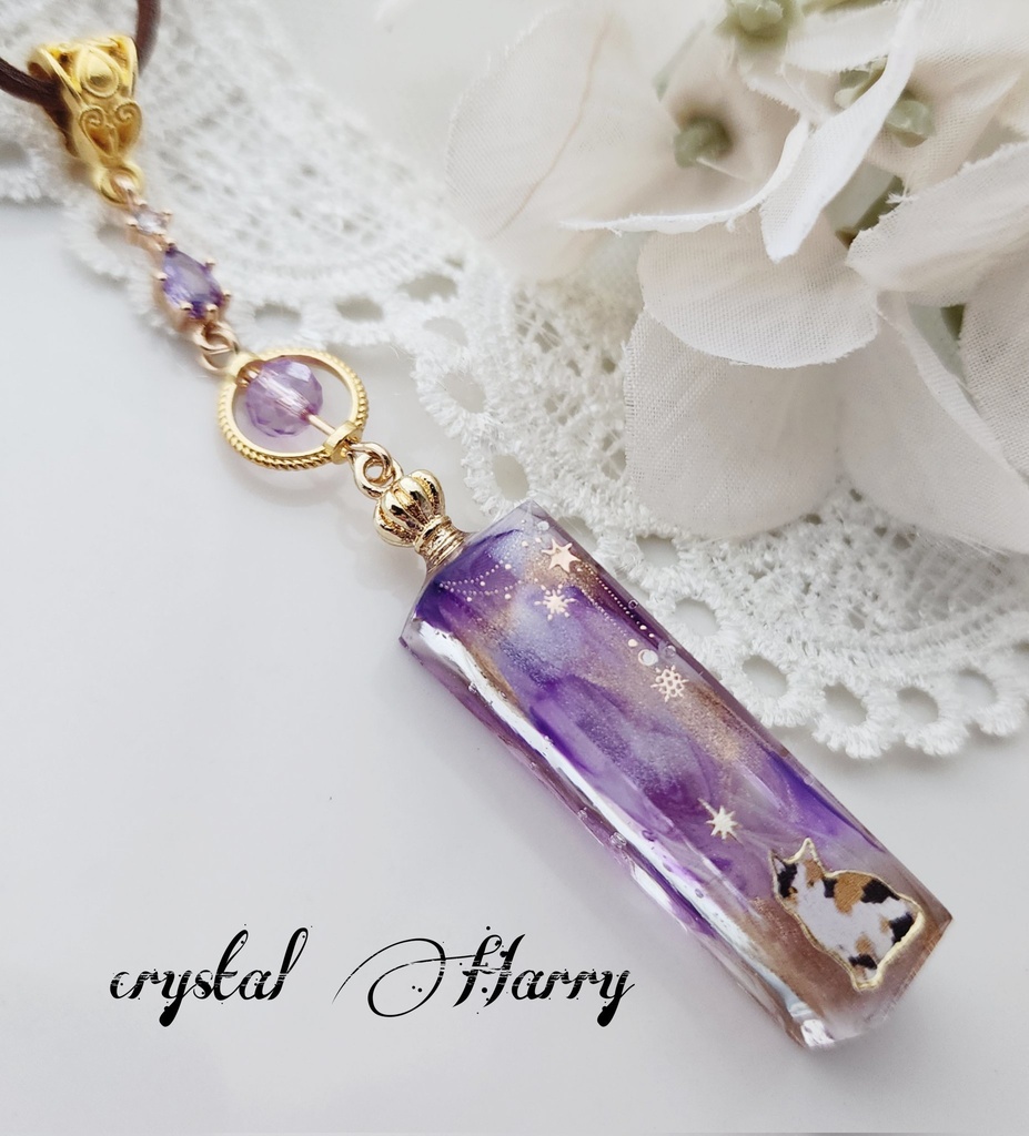 【星護猫の琥珀糖】~三毛猫~