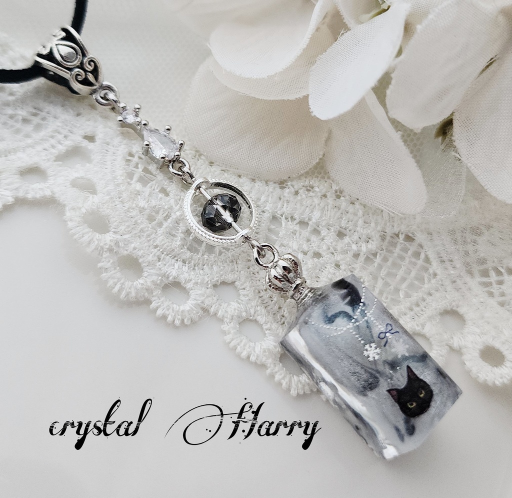 【星護猫の琥珀糖】~黒猫~