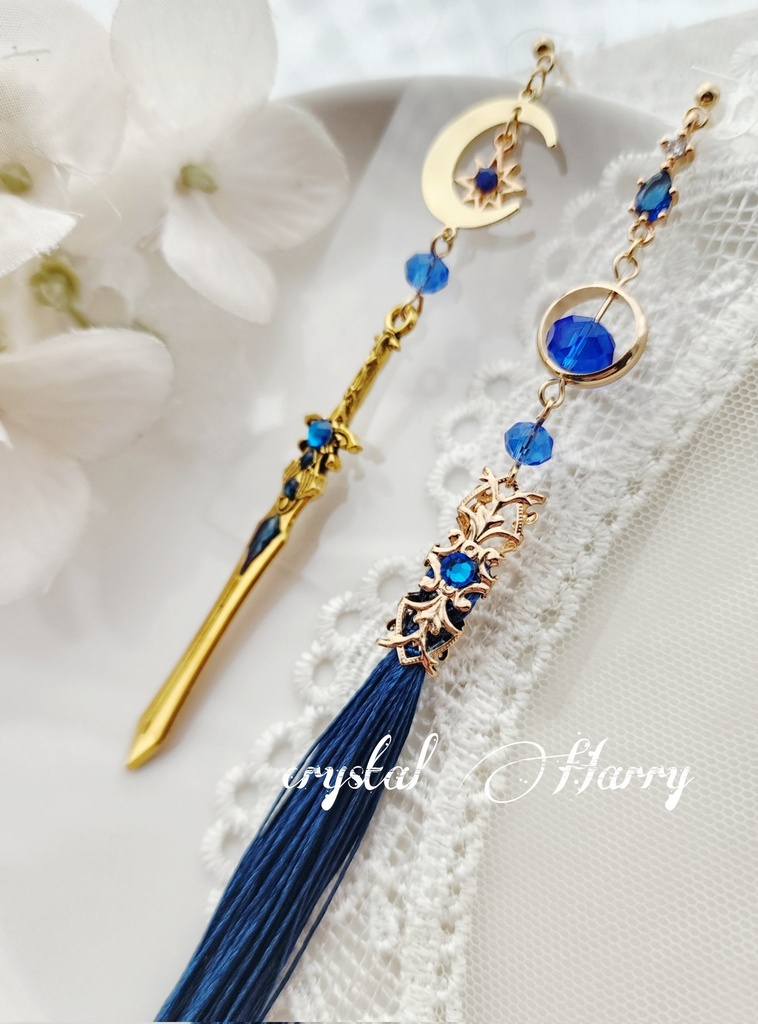 【聖騎士達の耳飾り】~金蒼剣~