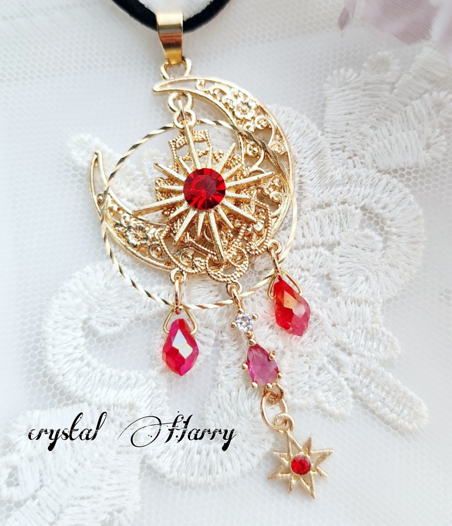【星屑シャンデリアの首飾り】~紅~