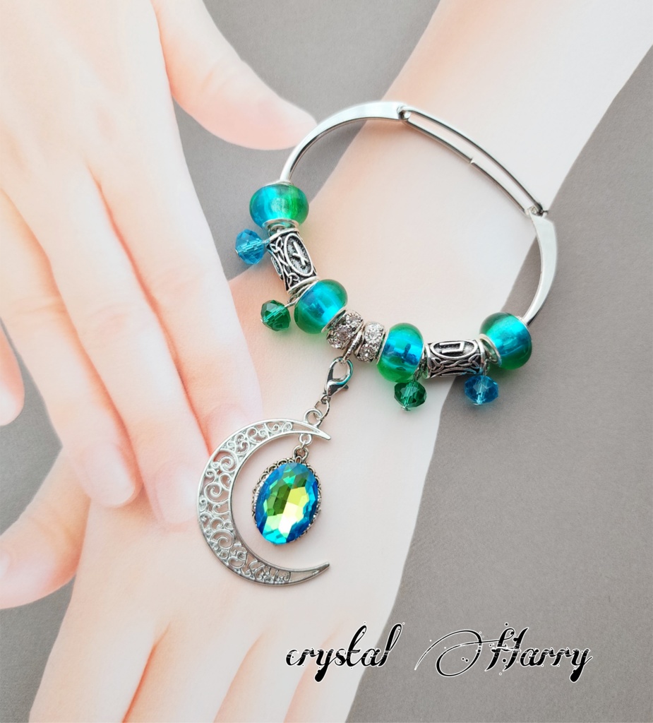 【月星光の腕輪】~風凪の腕輪~ブレスレット