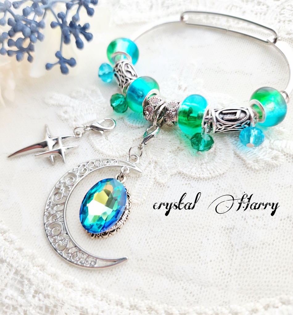 【月星光の腕輪】~風凪の腕輪~ブレスレット