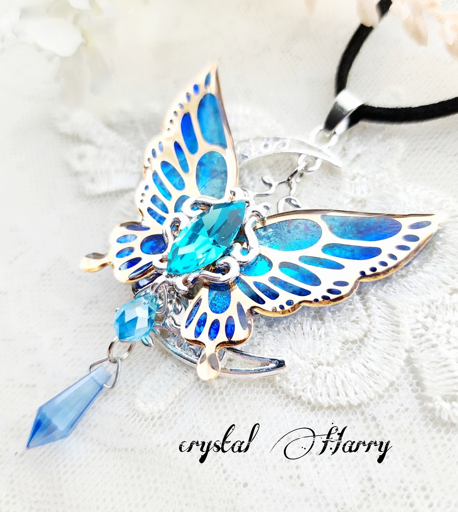 【宝石妃蝶の首飾り】~蒼水~