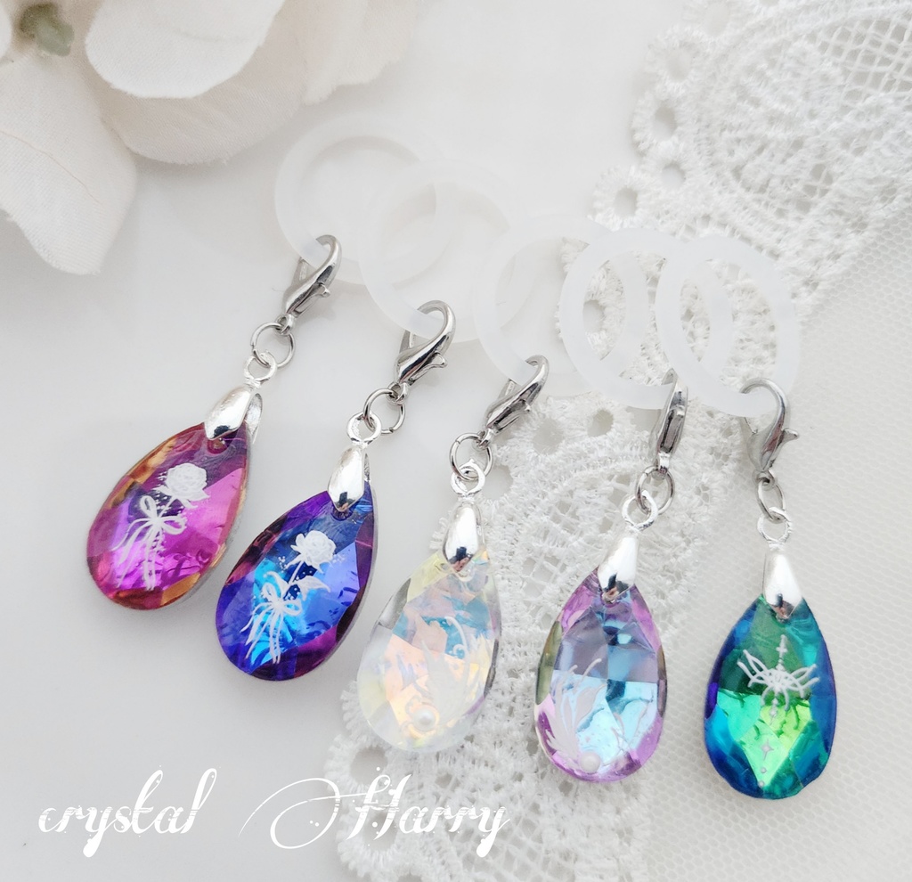 【ドロップストーンの装飾品】~各種~アンブレラマーカー