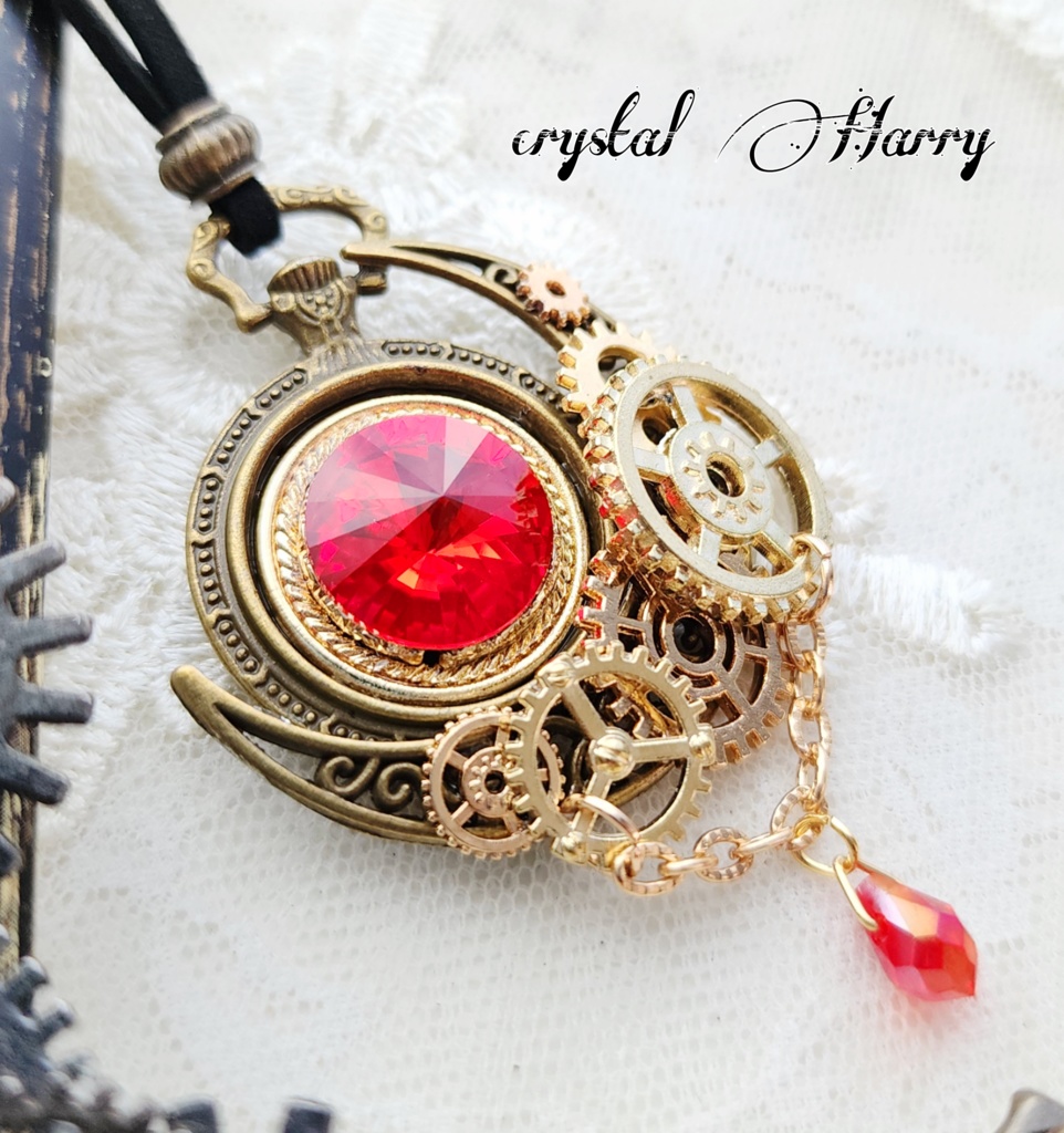 【懐古宝石の月時計】~紅~