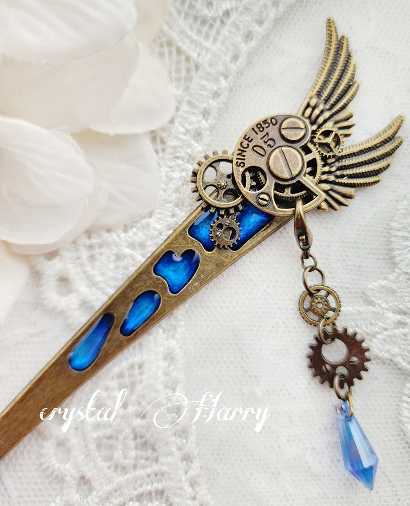 【崩壊の歯車】~蒼~かんざし⚠️一点物