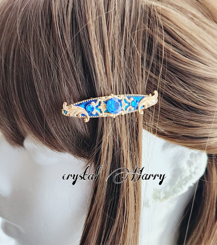 【宝石羽の髪飾り】~各種~ミニヘアクリップ