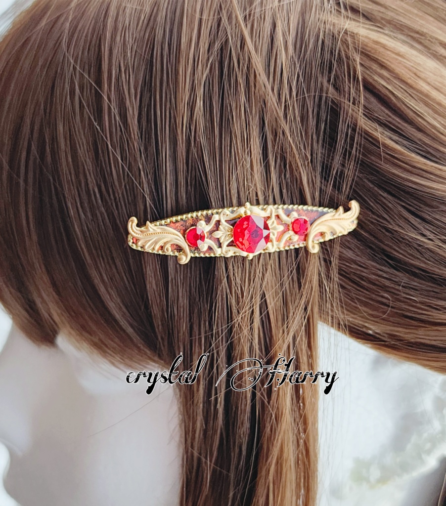 【宝石羽の髪飾り】~各種~ミニヘアクリップ