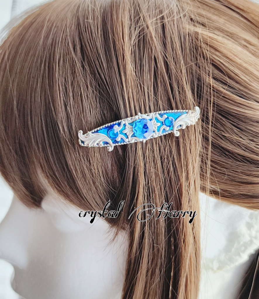 【宝石羽の髪飾り】~各種~ミニヘアクリップ