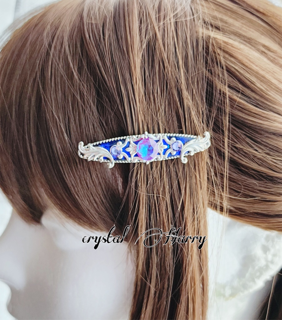 【宝石羽の髪飾り】~各種~ミニヘアクリップ