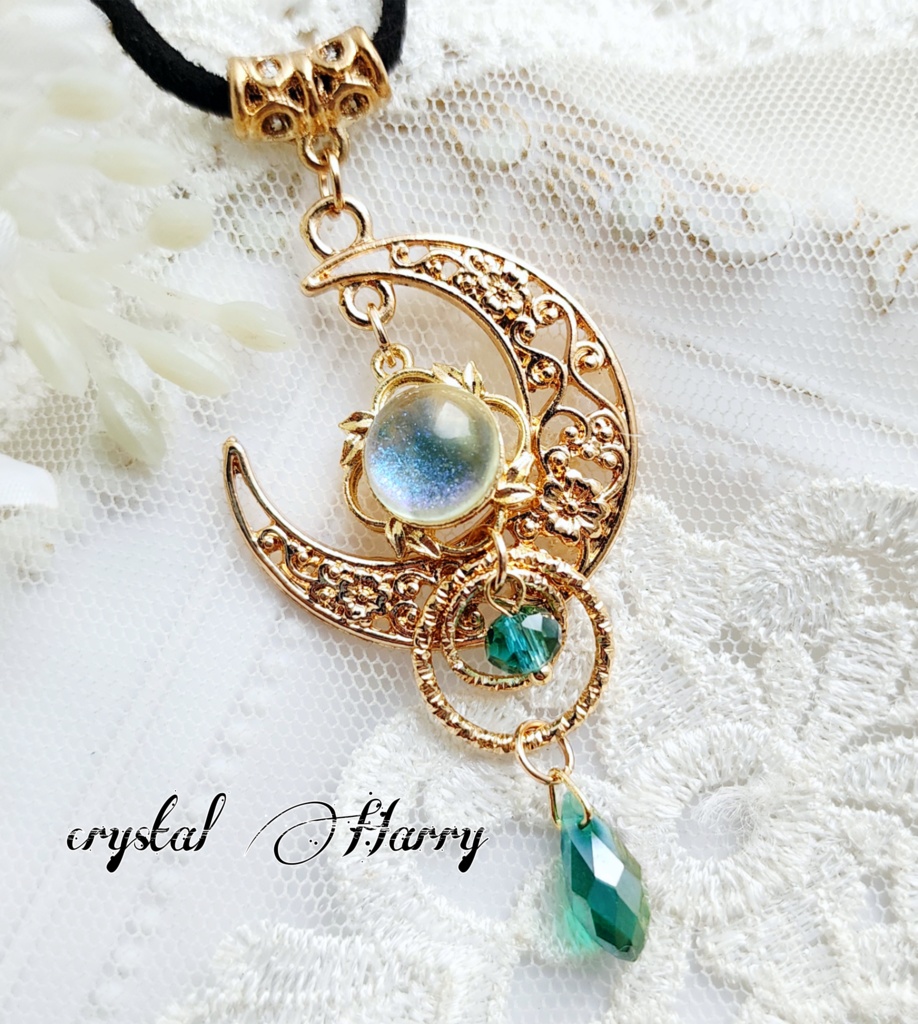 【月光宝石の首飾り】~翠~