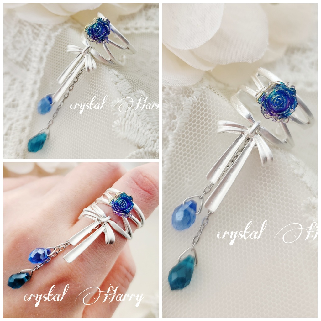 【花束リボンの指輪】~各種~フリーサイズリング