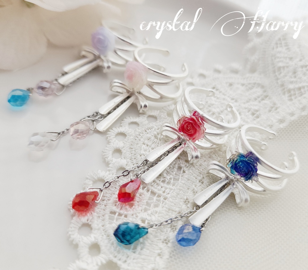 【花束リボンの指輪】~各種~フリーサイズリング