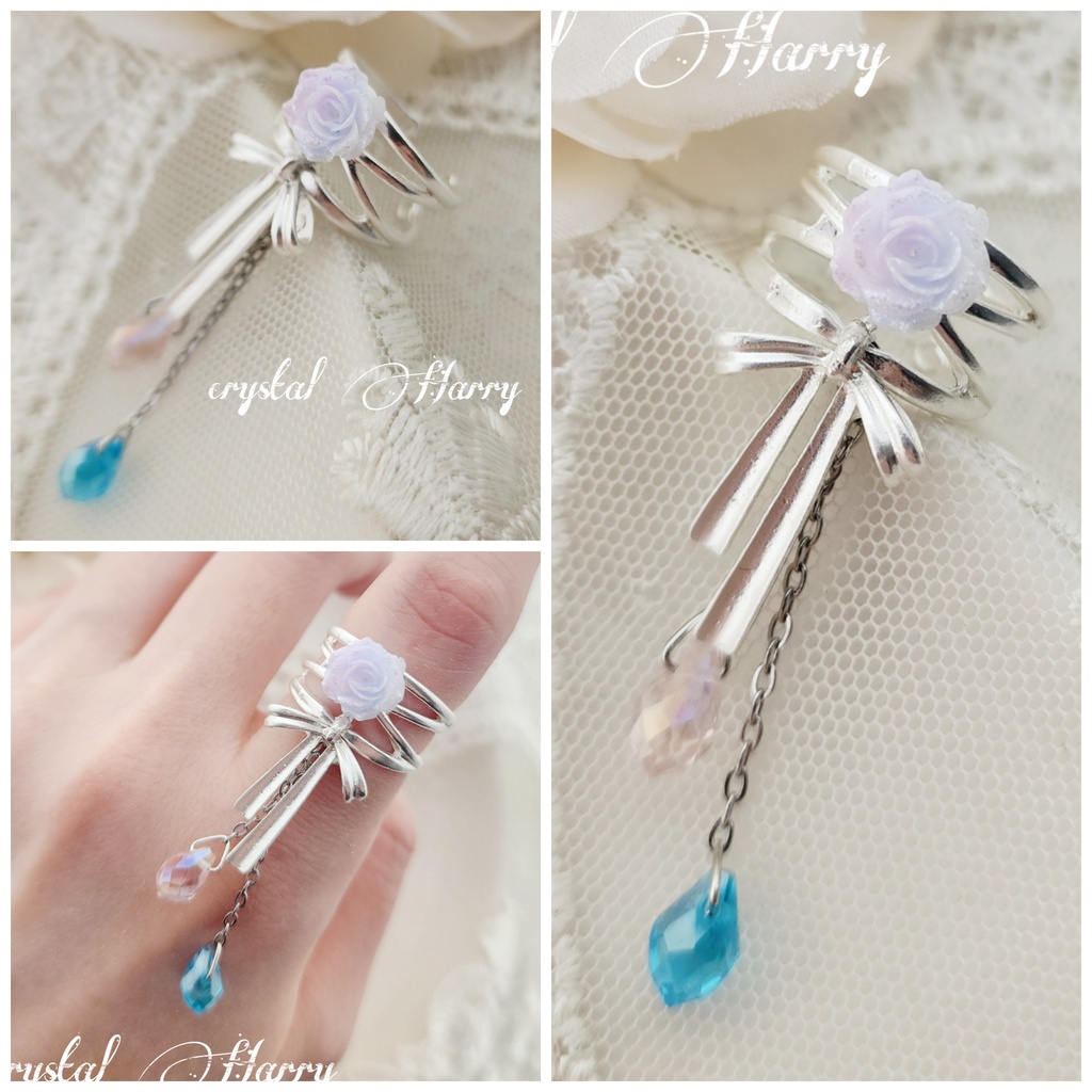 【花束リボンの指輪】~各種~フリーサイズリング