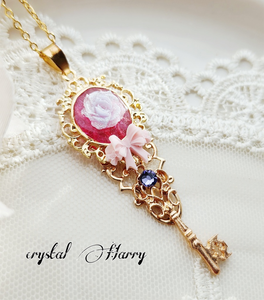【薔薇結びの装飾品】~ミスティック~首飾り