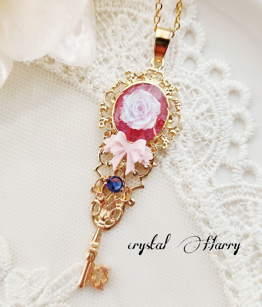 【薔薇結びの装飾品】~ミスティック~首飾り