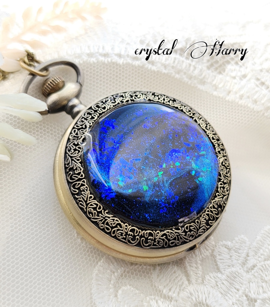 【碧星雲の懐中時計】⚠️本物懐中時計