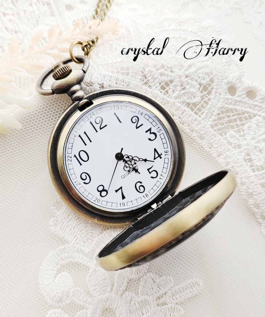 【碧星雲の懐中時計】⚠️本物懐中時計