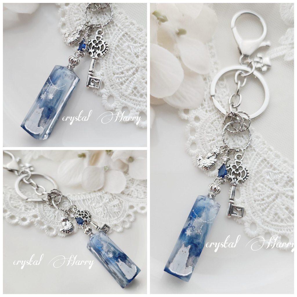 【星猫の琥珀糖】~大~キーリング各種