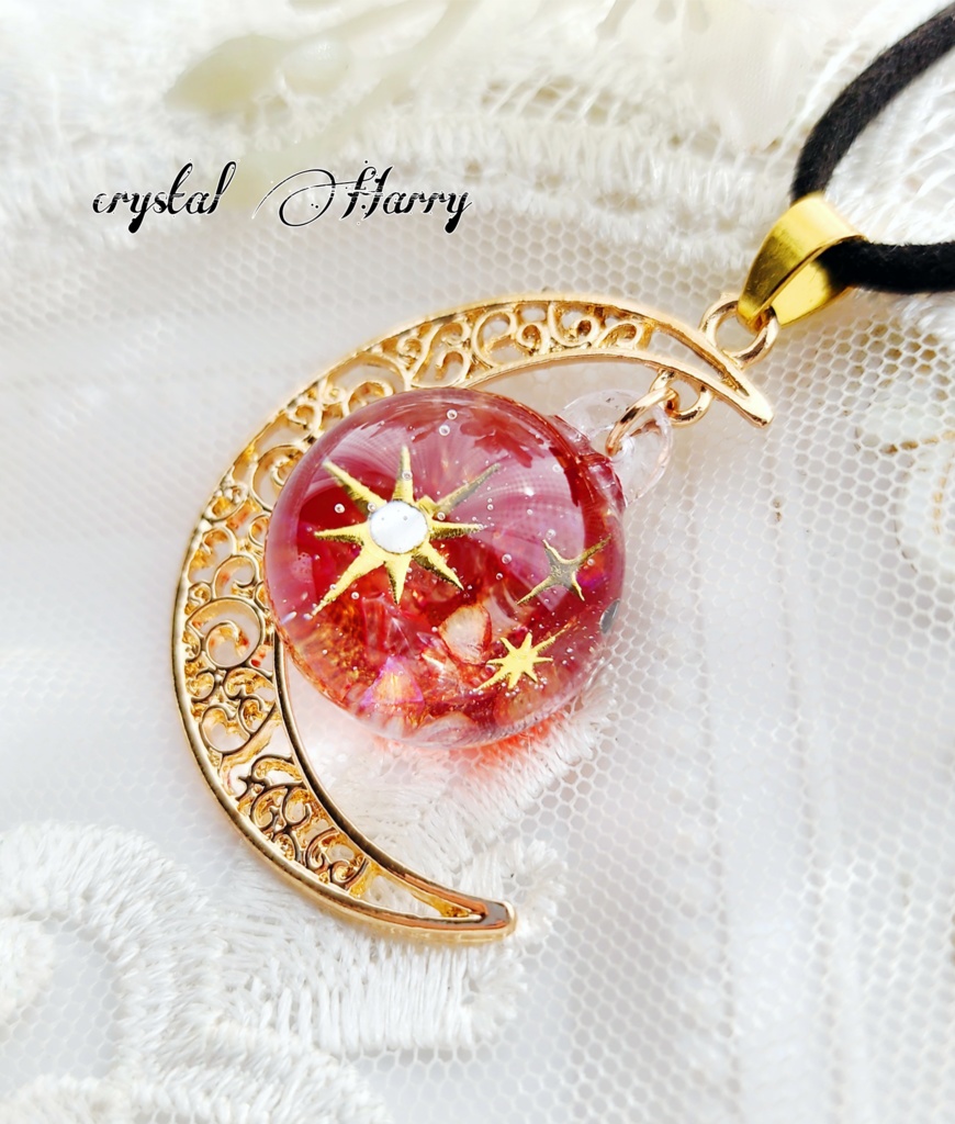 【瞬きの月球】~紅~