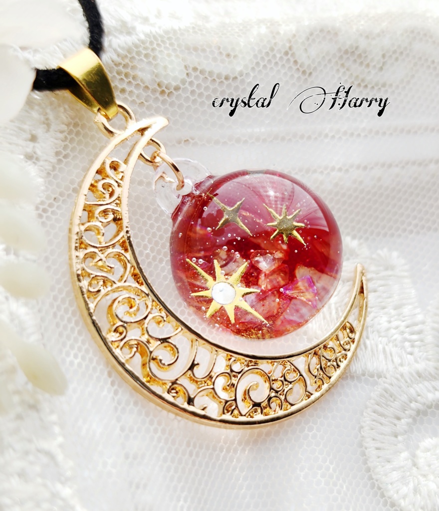 【瞬きの月球】~紅~