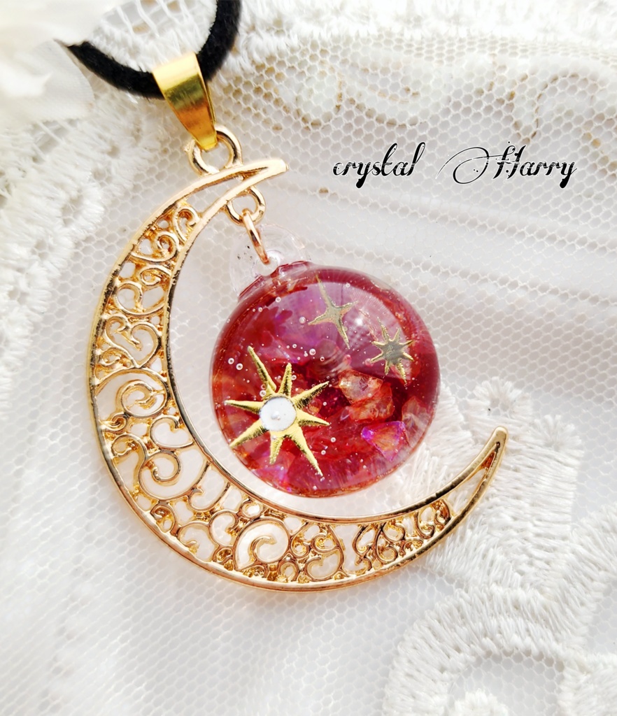 【瞬きの月球】~紅~