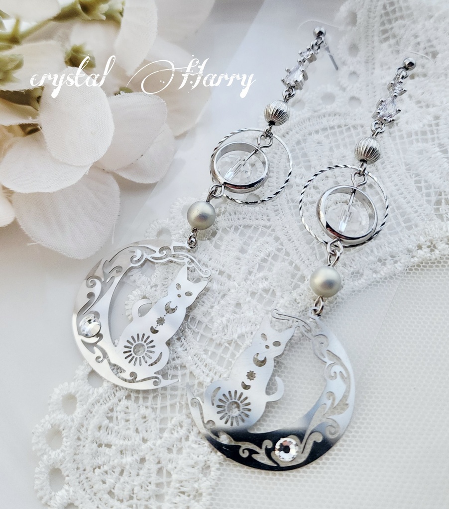 【バステトの耳飾り】~銀~