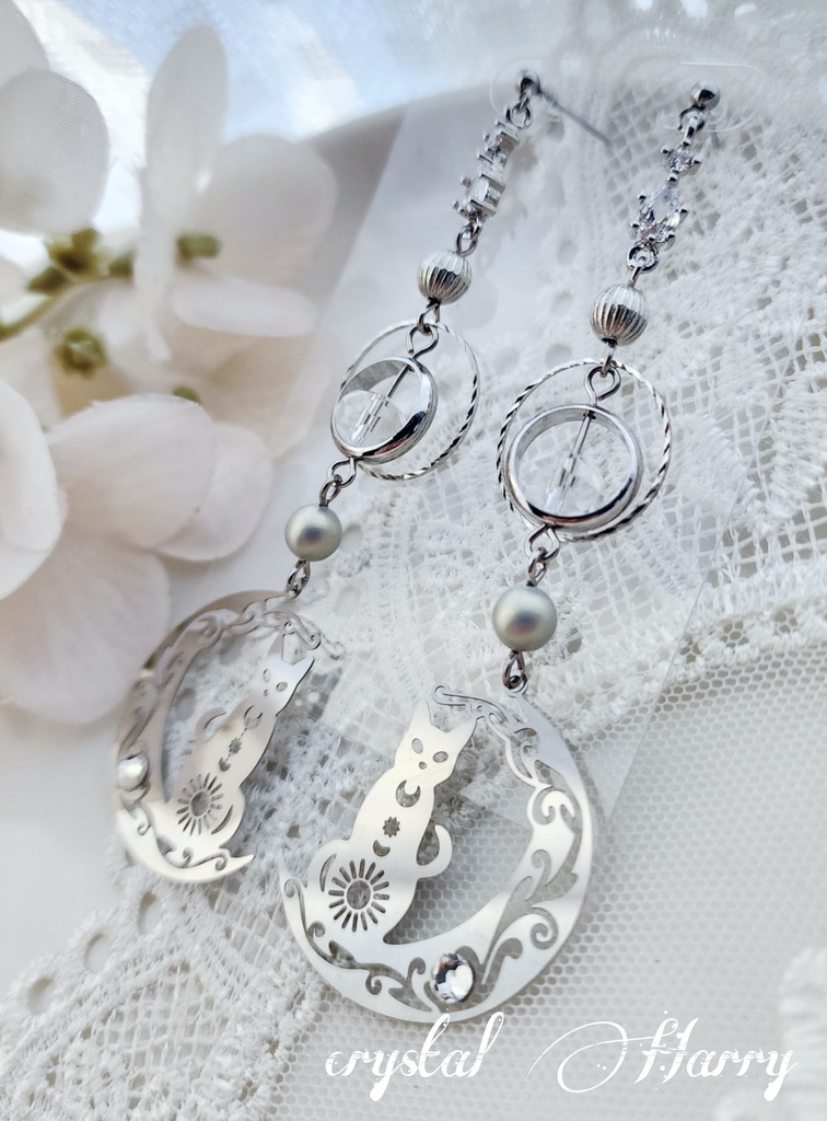 【バステトの耳飾り】~銀~