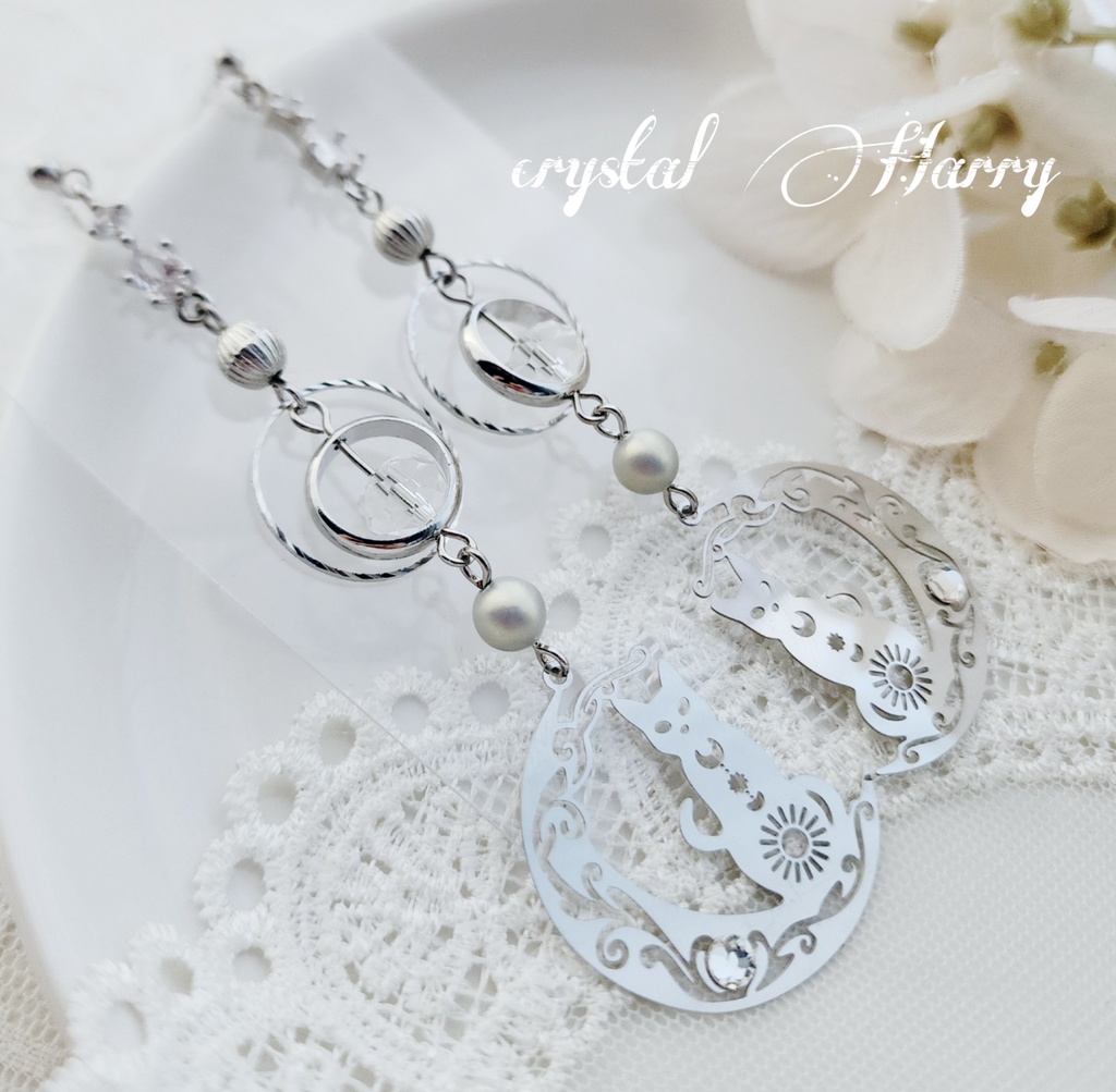 【バステトの耳飾り】~銀~