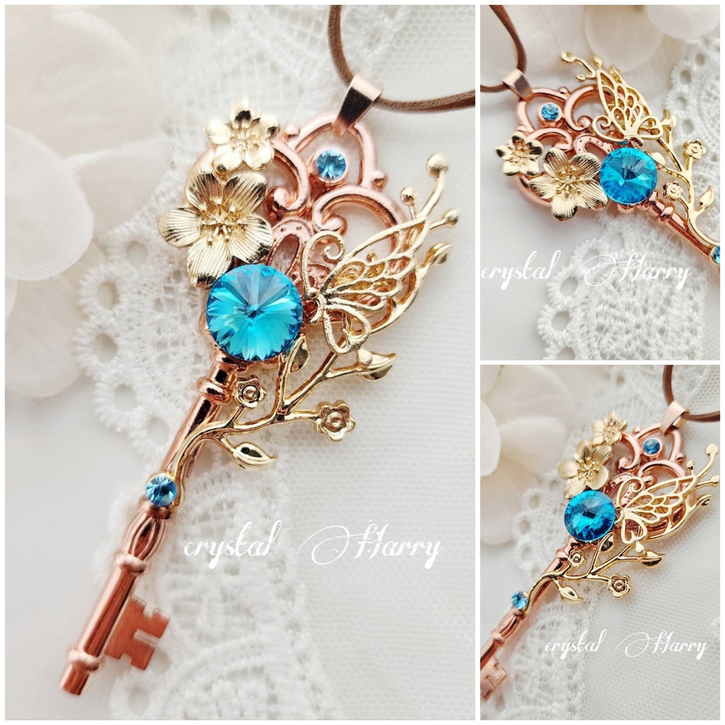 【蝶桜の大鍵】～陽水～ピンクゴールドベース⚠️BOOTH限定カラー