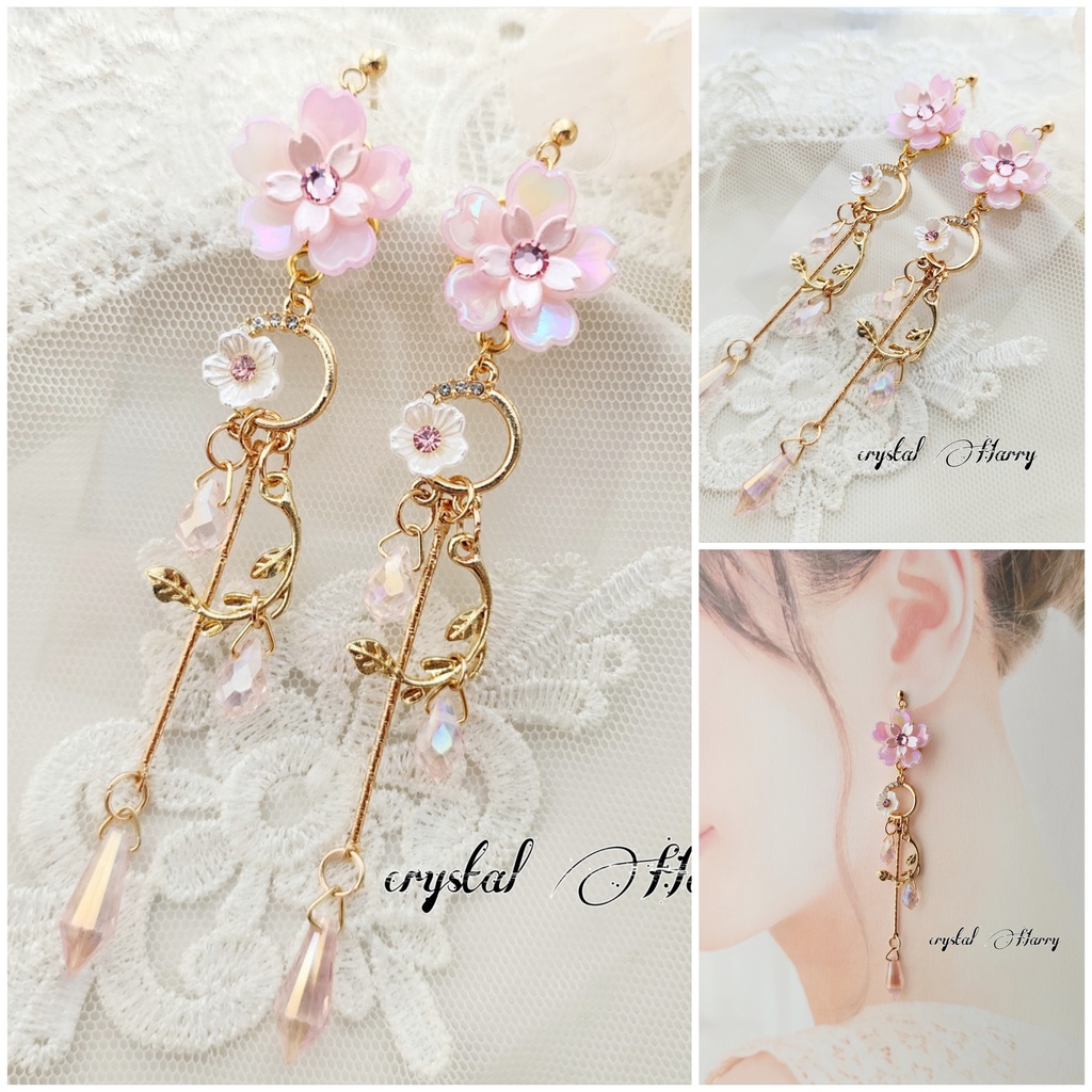 【桜蔦雫の耳飾り】~桜~